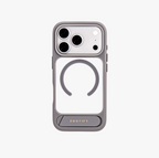 Frostand – Grey Frosted MagSafe Case Cover with Kickstand for iPhone 17 pro