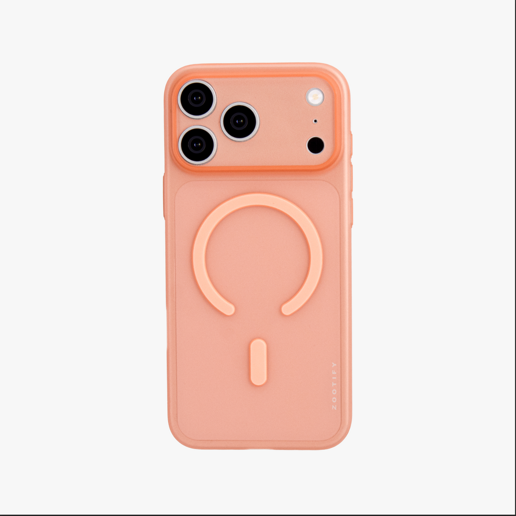 Textura – Orange PaperFeel MagSafe Case Cover for iPhone 17 Pro Max