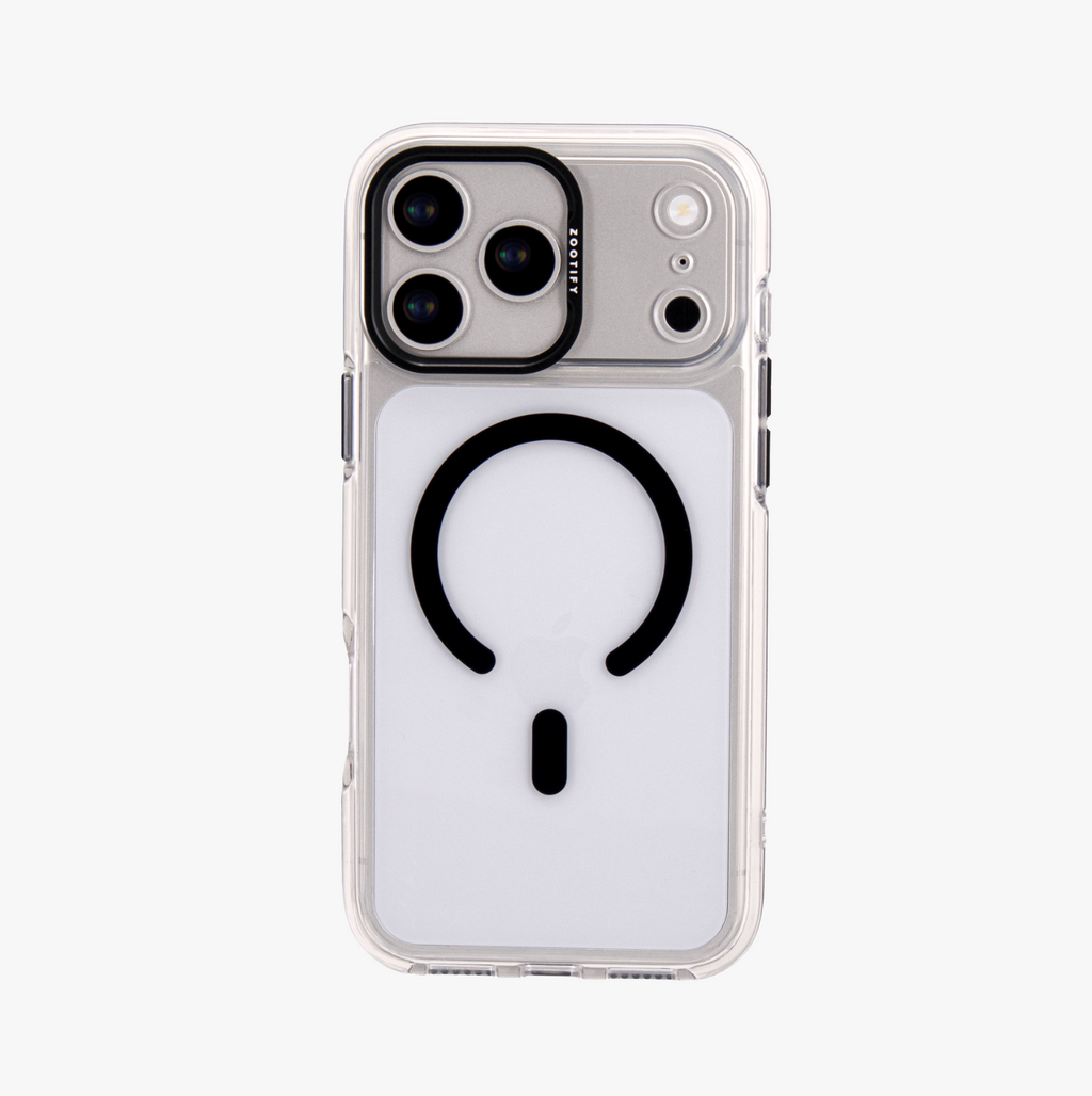 Ironclad – Transparent Black MagSafe Case Cover for iPhone 17 Pro Max