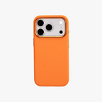 Primo – Orange Leather Premium MagSafe Case Cover for iPhone 17 pro