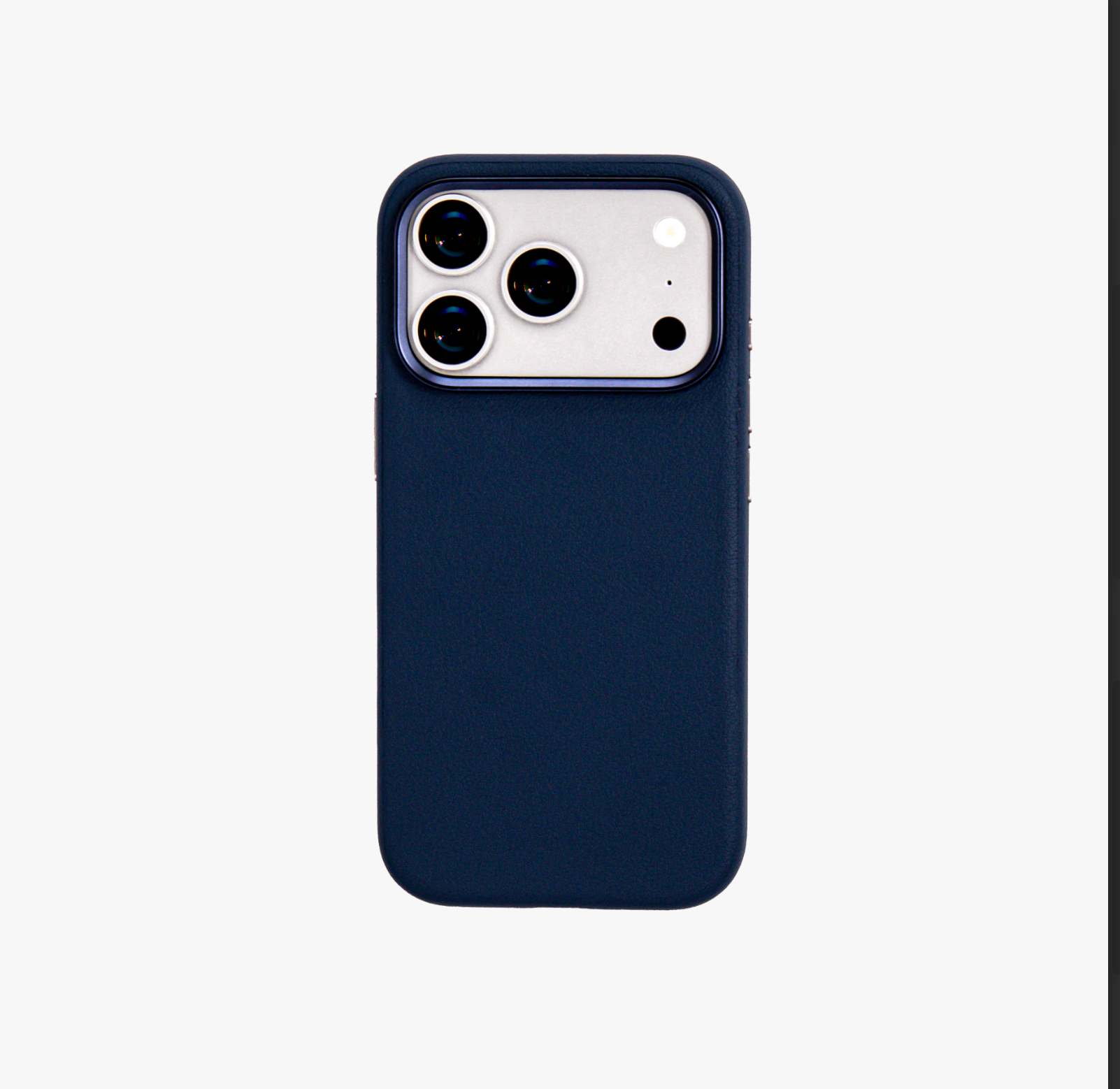 Primo – Blue Leather Premium MagSafe Case Cover for iPhone 17 pro