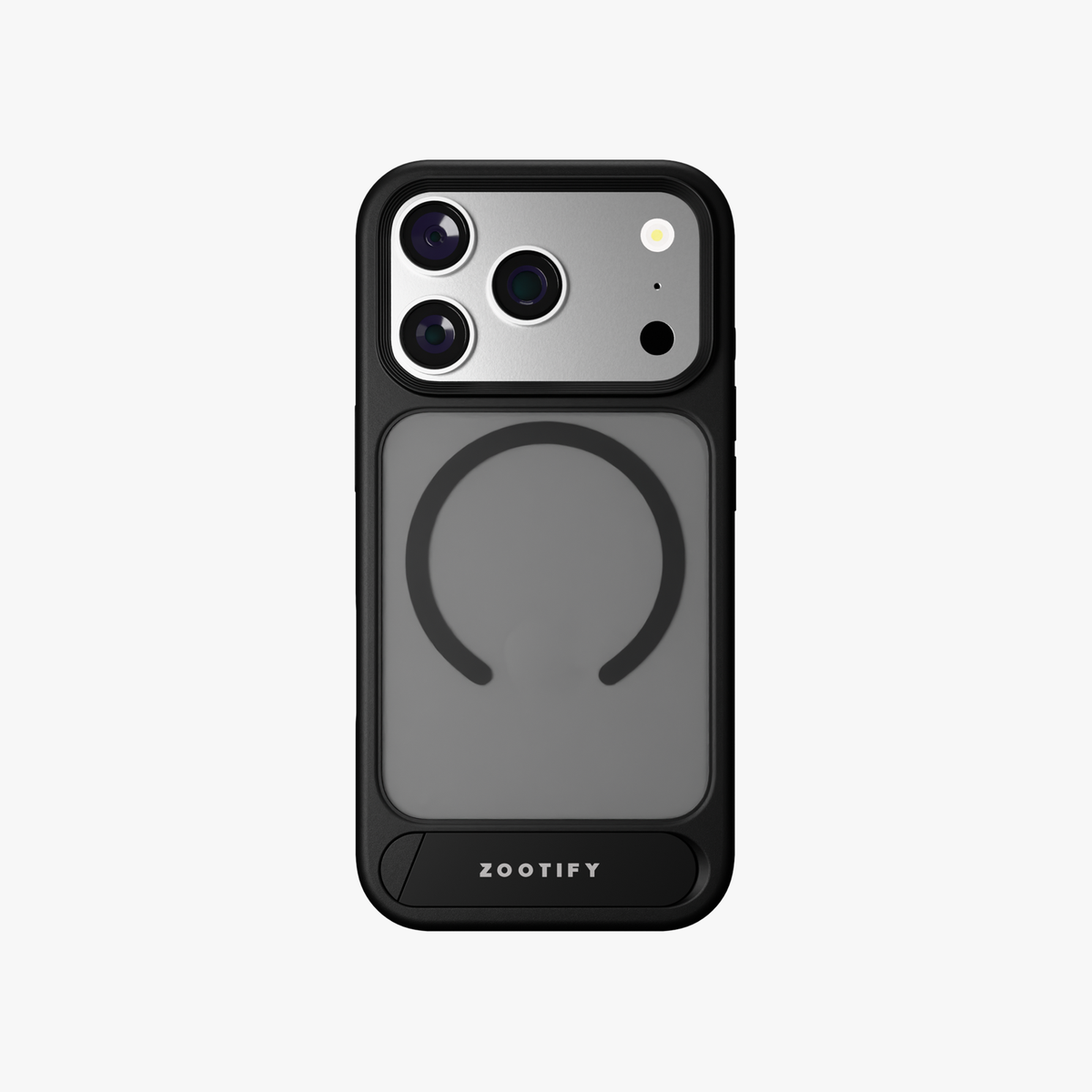 Frostand – Black Frosted MagSafe Case Cover with Kickstand for iPhone 17 Pro