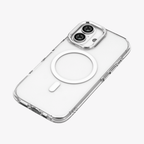Ironclad – Transparent Silver MagSafe Case Cover for iPhone 17