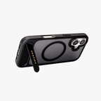 Frostand – Black Frosted MagSafe Case Cover with Kickstand for iPhone 17