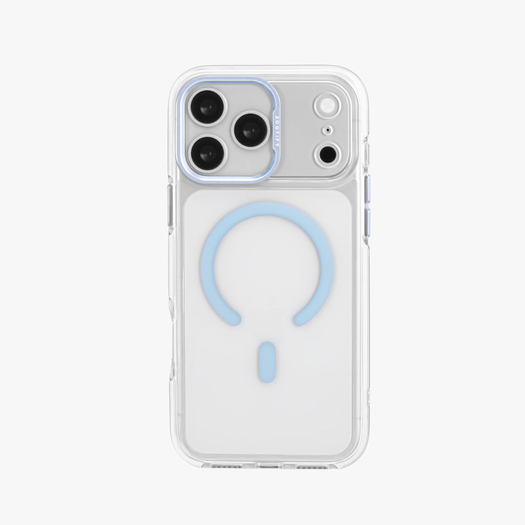 Ironclad – Transparent Blue MagSafe Case Cover for iPhone 18 Pro Max