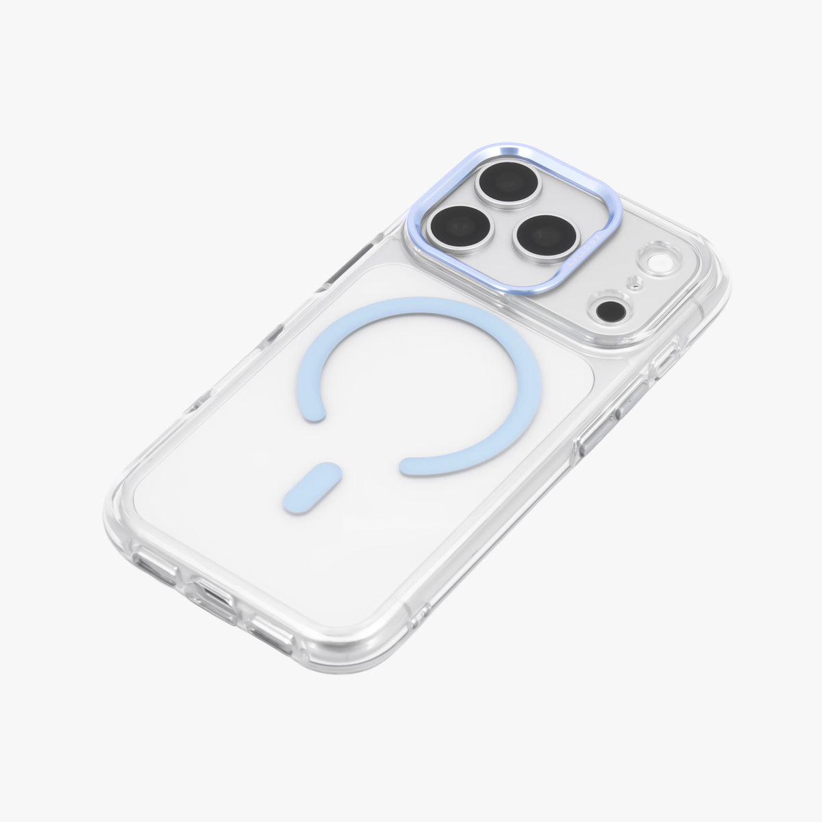 Ironclad – Transparent Blue MagSafe Case Cover for iPhone 17 Pro Max