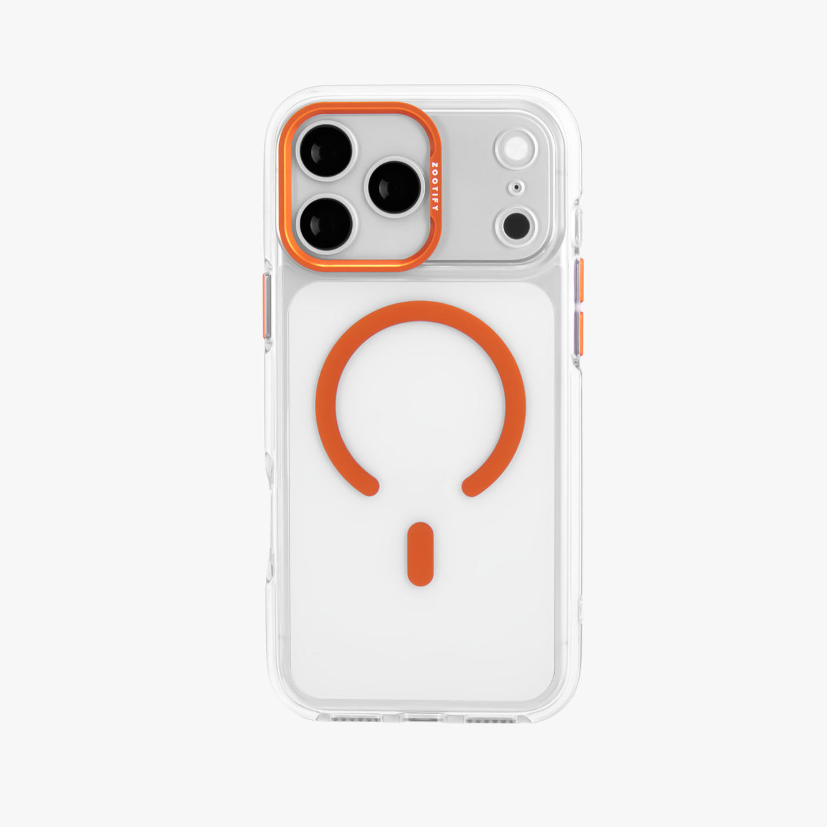 Ironclad – Transparent Orange MagSafe Case Cover for iPhone 17 Pro Max