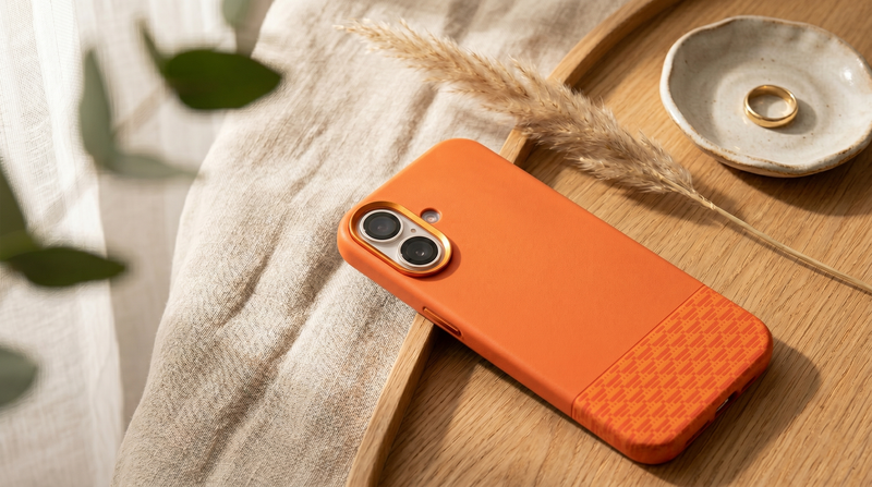 Monarch – Orange Trending Premium MagSafe Case Cover for iPhone 17 mobile banner 2