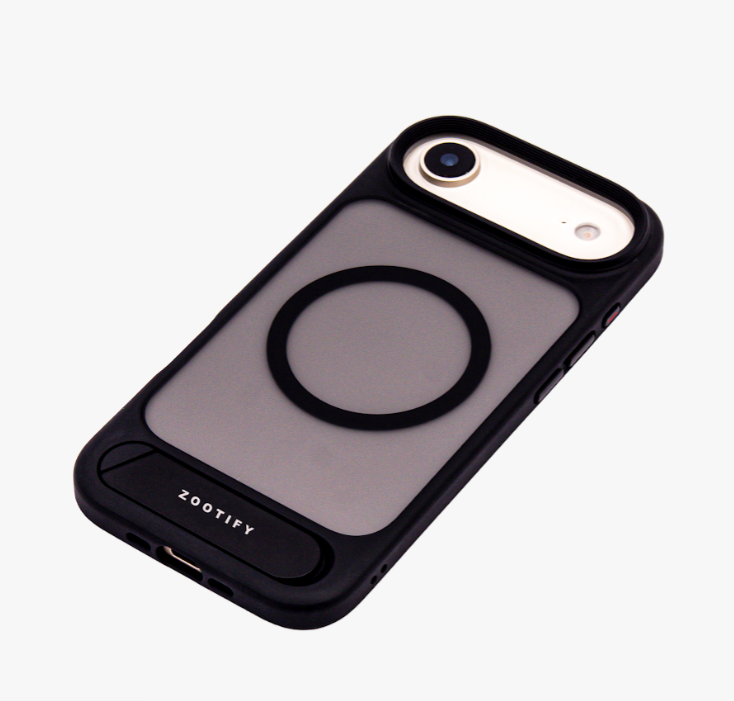 Frostand – Black Frosted MagSafe Case Cover with Kickstand for iPhone 17 Air