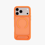 Frostand – Orange Frosted MagSafe Case Cover with Kickstand for iPhone 17 Pro Max